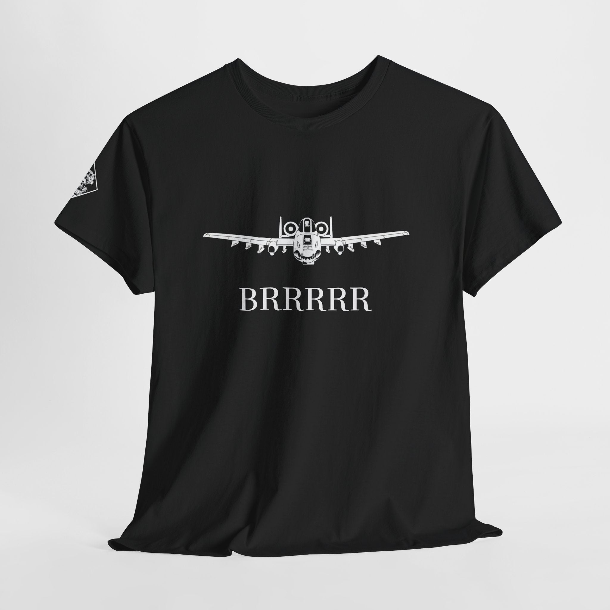 Brrr Aircraft Tee — Vintage Bomber Plane Graphic Shirt