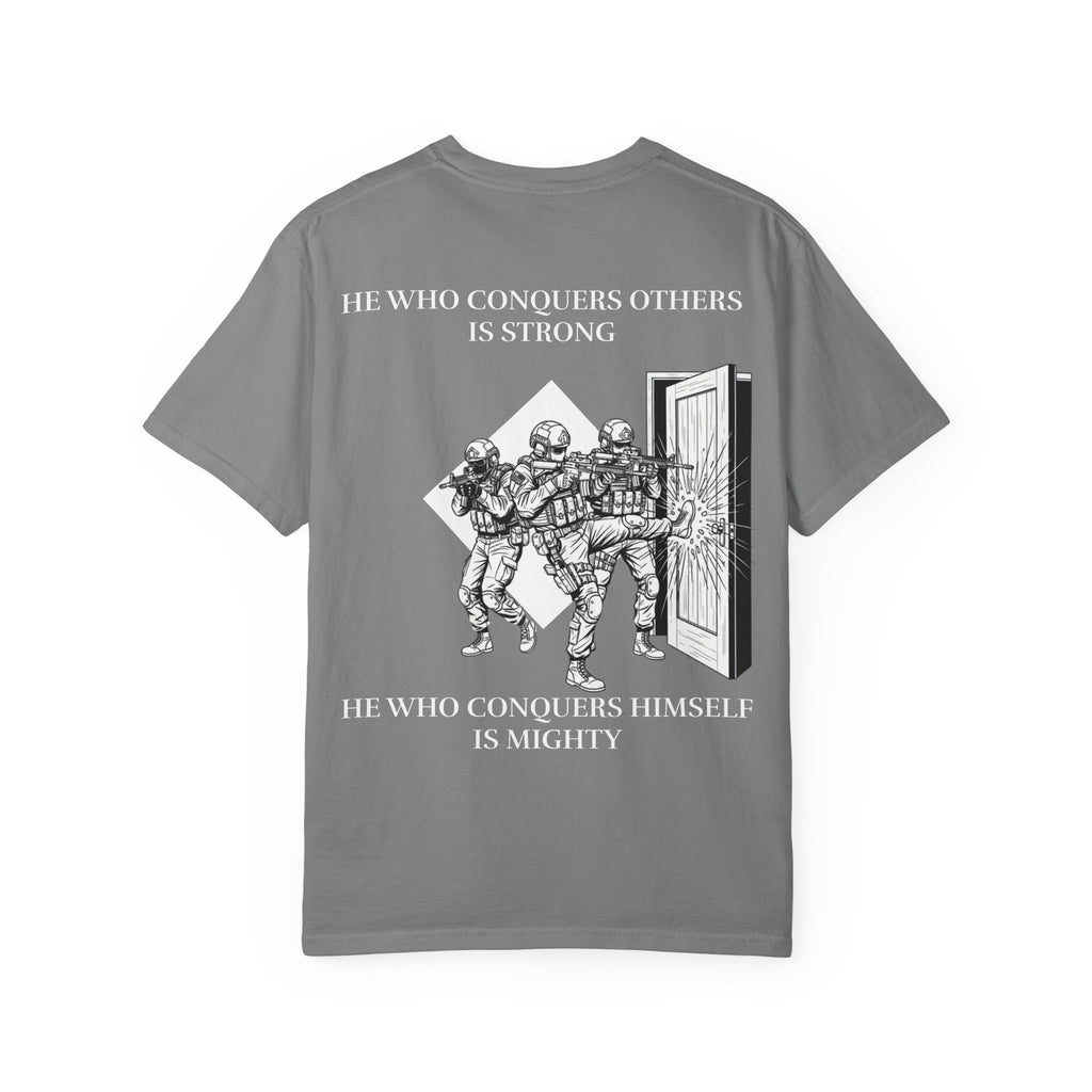 He Who Conquers Himself Tee