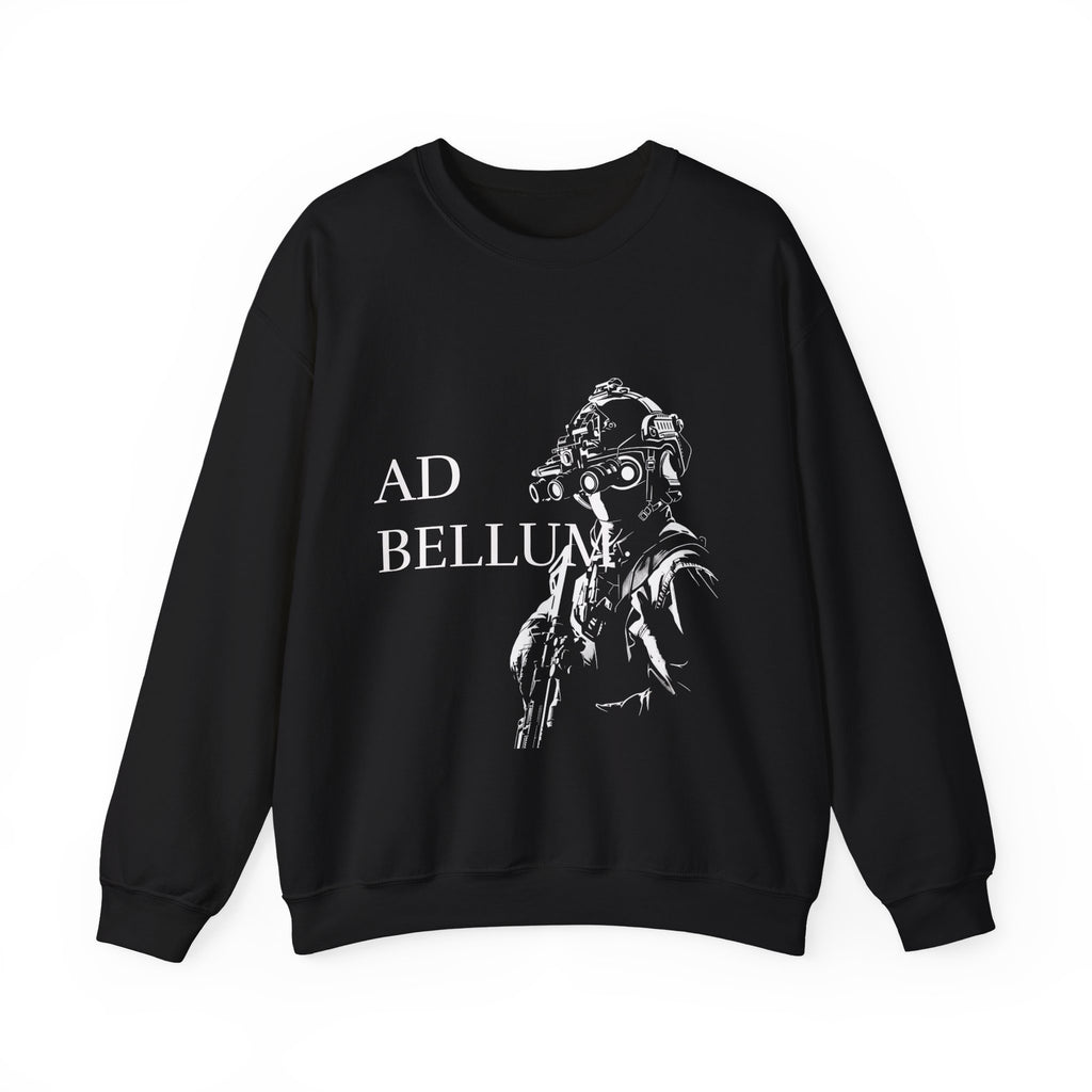 Ad Bellum Tactical Crewneck Sweatshirt — Military Pilot Graphic